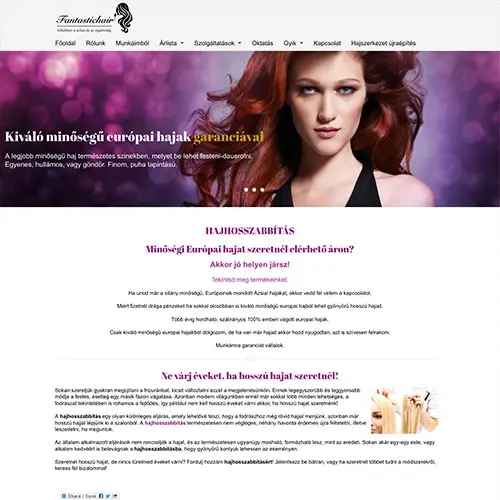 WP fejlesztő referencia fantestichair