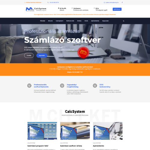 WP fejlesztő referencia számlázó programok
