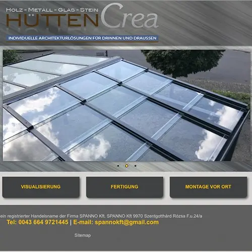 WP fejlesztő referencia Huettencrea