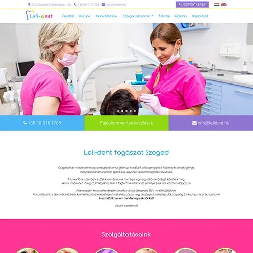 WP fejlesztő referencia Lelident